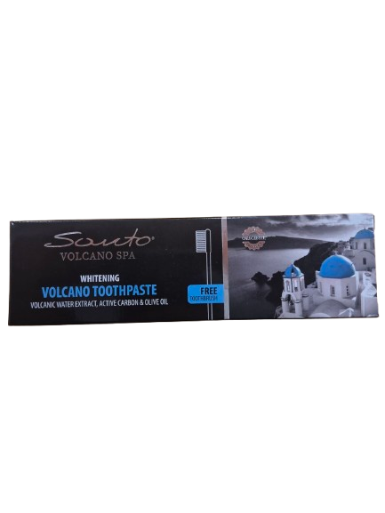 Santo Volcano Spa – Whitening Volcano Toothpaste