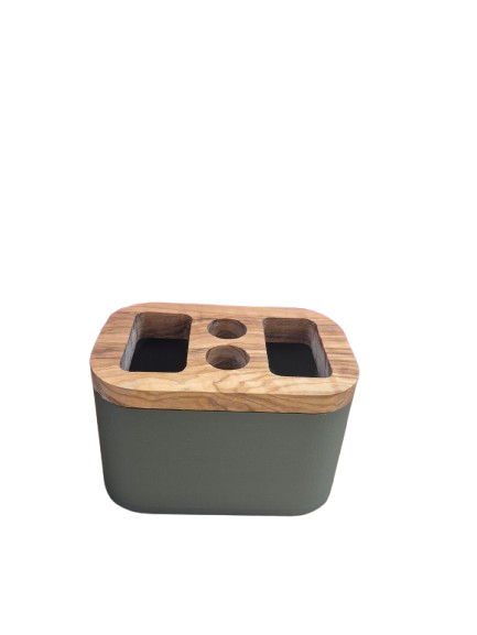 Wooden Bathroom Organizer